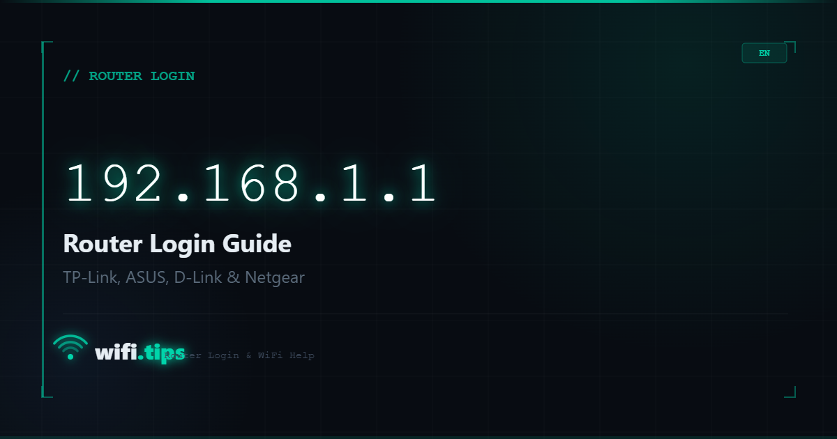 192.168.1.1 - Router Login, Default Password & Admin Access