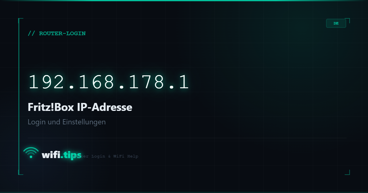 192.168.178.1 - Fritz!Box Login-Adresse erklärt