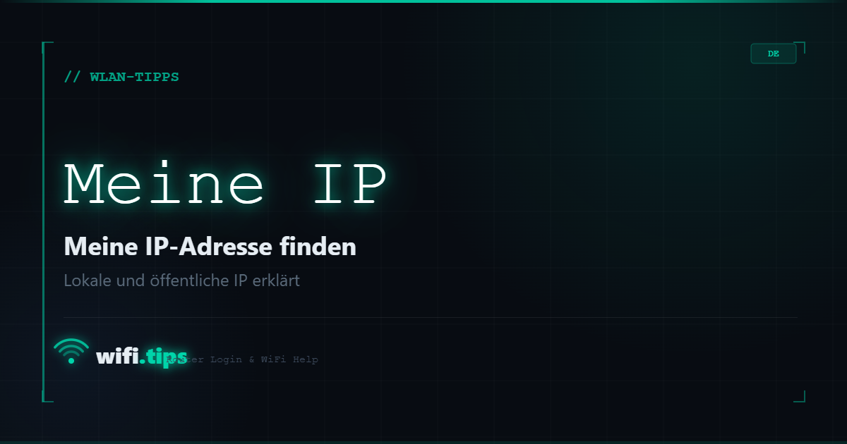 Meine IP-Adresse herausfinden - lokale und offentliche IP erklart