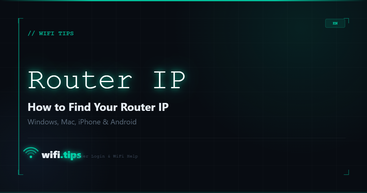 How to Find Your Router's IP Address on Any Device