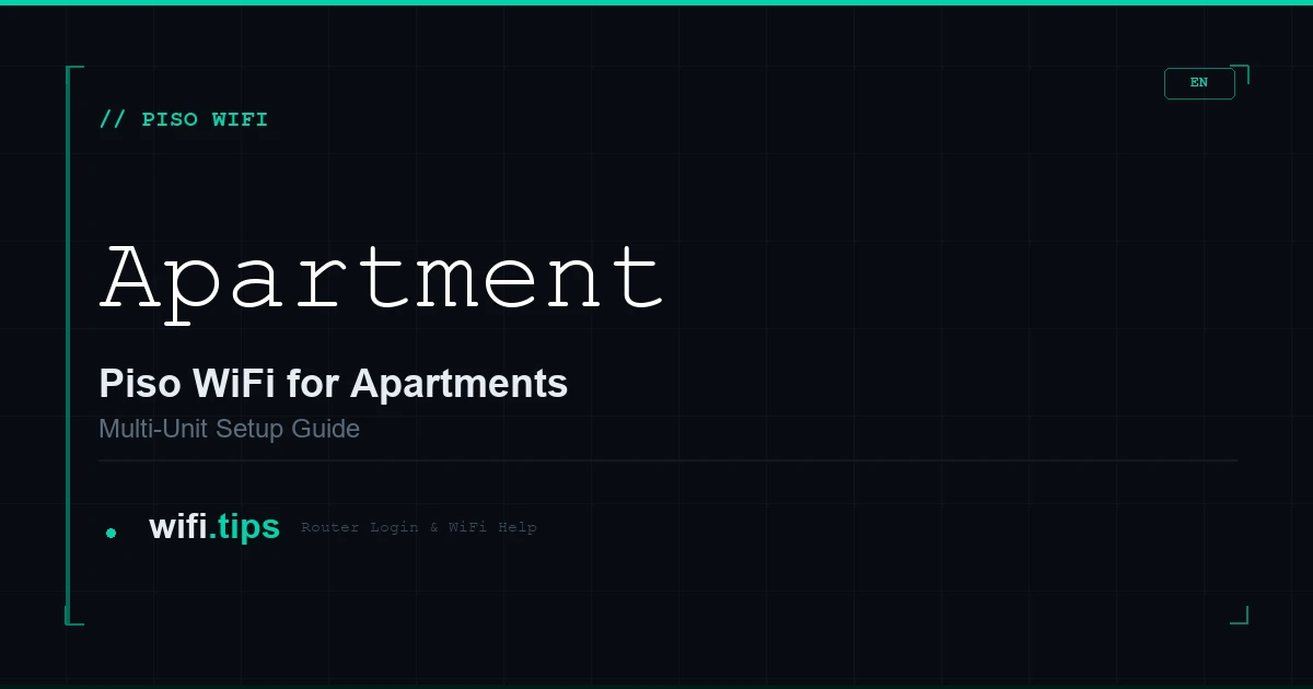 Piso WiFi for Apartments and Condos: Multi-Unit Setup Guide