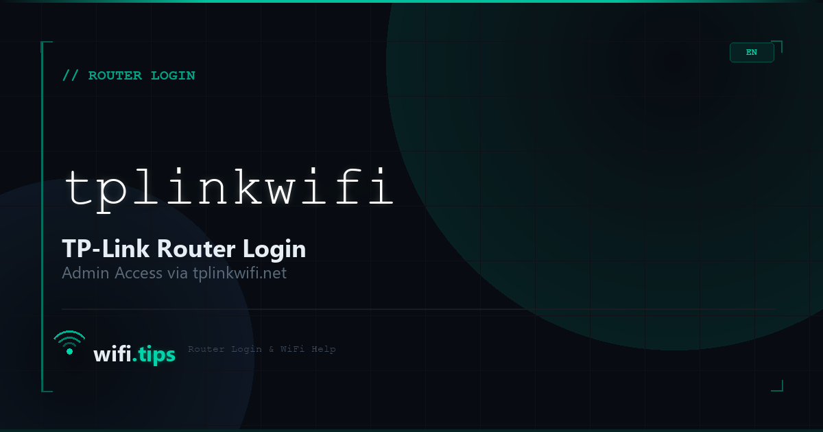 TP-Link Router Login - Admin Access via tplinkwifi.net